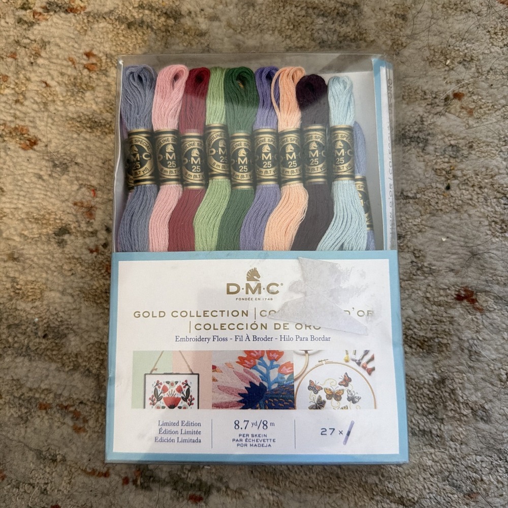 DMC Floss Gold Collection 27 Skeins 6 Strand Embroidery Thread Ltd Edition Set